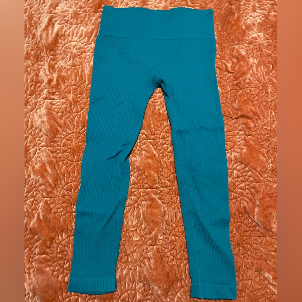 Hoxton Haus Petite seamless gym leggings in teal